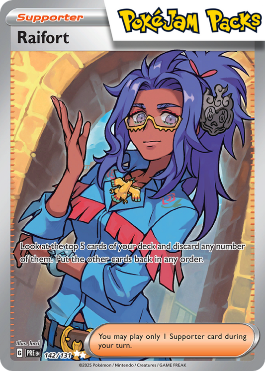 Raifort - 142/131 - Full Art Secret Rare - Prismatic Evolutions - Pokemon TCG
