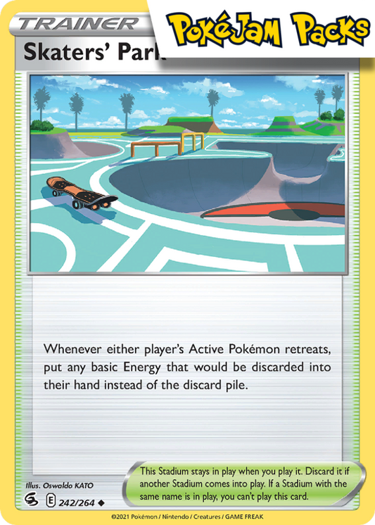 Skaters' Park - 242/264 - Uncommon - Fusion Strike - Pokemon TCG