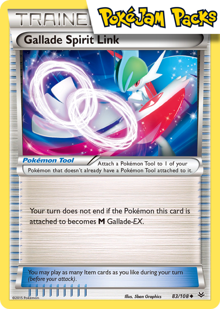 Gallade Spirit Link - 83/108 - Uncommon - Roaring Skies - Pokemon TCG