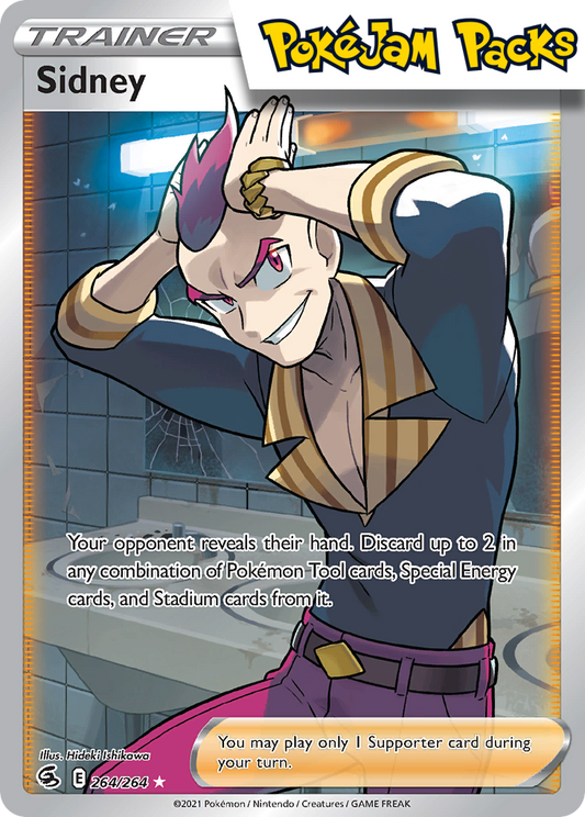 Sidney - 264/264 - Full Art Ultra Rare - Fusion Strike - Pokemon TCG