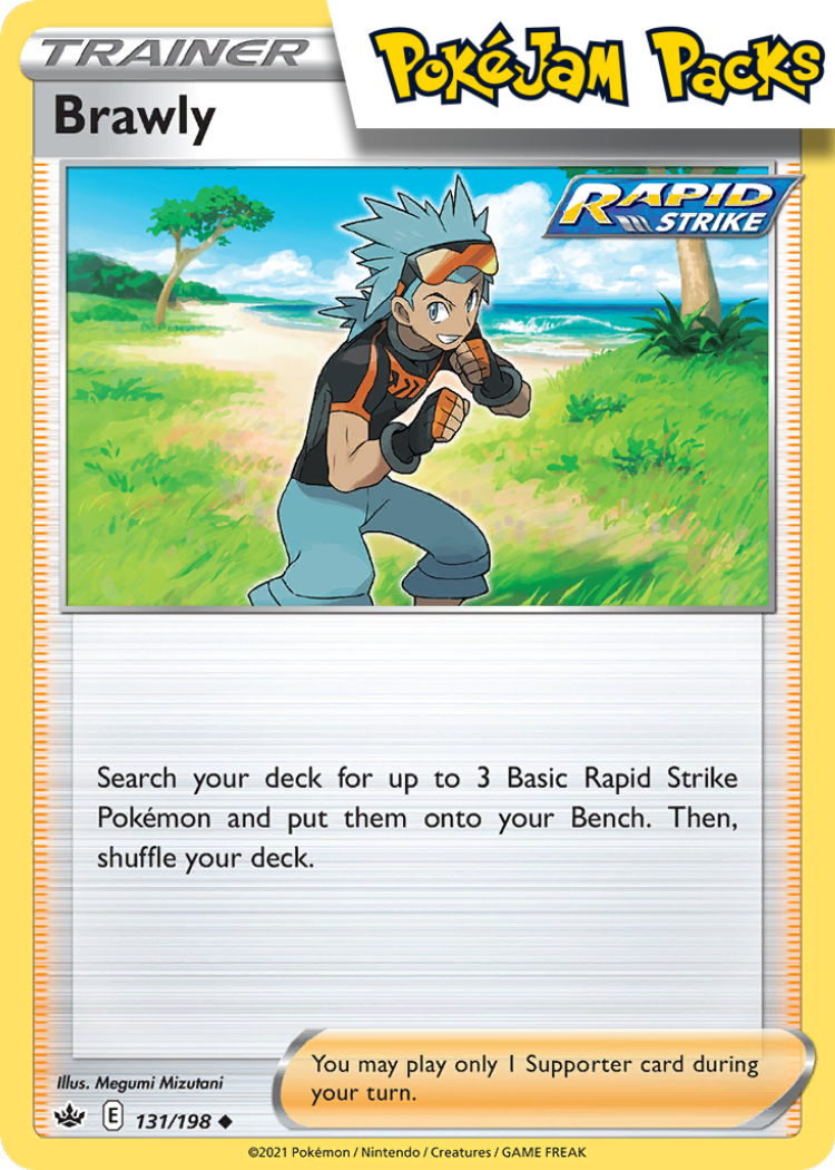 Brawly - 131/198 - Uncommon - Chilling Reign - Pokemon TCG