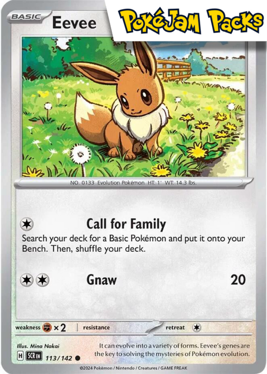 Eevee - 113/142 - Common - Stellar Crown - Pokemon TCG