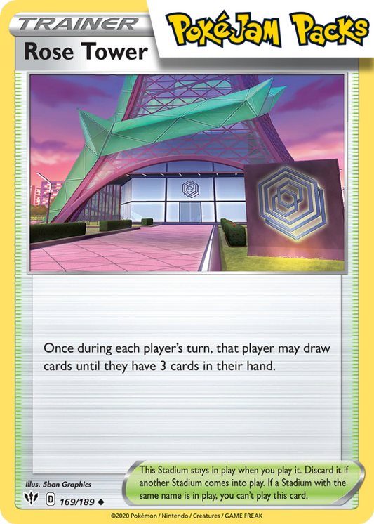 Rose Tower - 169/189 - Uncommon - Darkness Ablaze - Pokemon TCG
