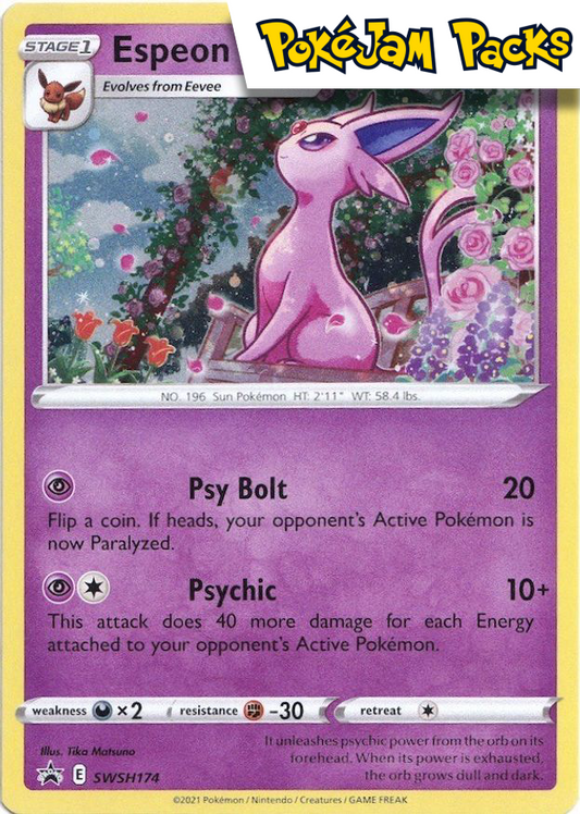 Espeon (LP) - SWSH174 - Holo Promo - Sword & Shield Promos - Pokemon TCG