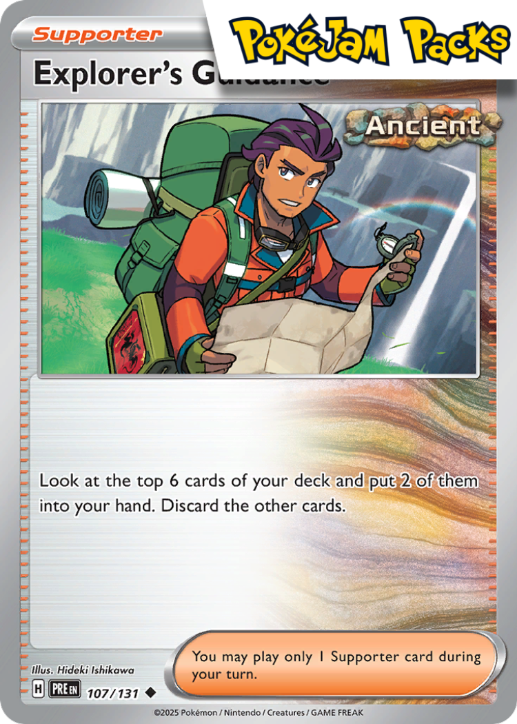 Explorer's Guidance - 107/131 - Uncommon - Prismatic Evolutions - Pokemon TCG