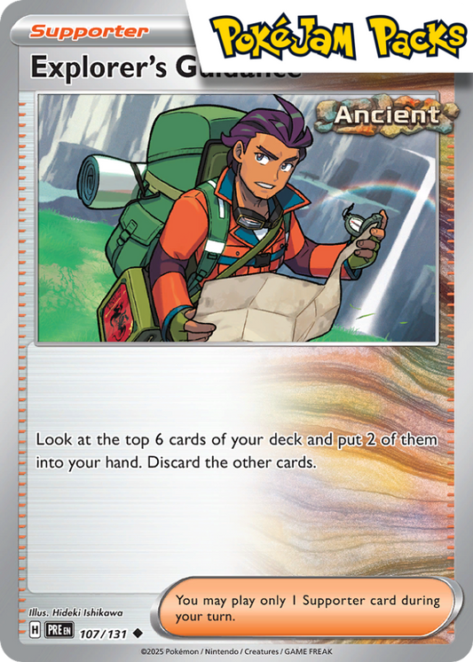 Explorer's Guidance - 107/131 - Uncommon - Prismatic Evolutions - Pokemon TCG