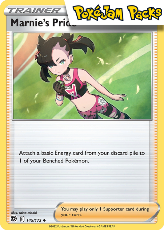Marnie's Pride - 145/172 - Uncommon - Brilliant Stars - Pokemon TCG