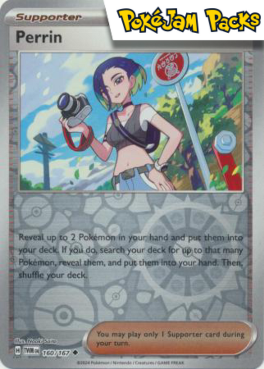 Perrin - 160/167 - Uncommon Reverse Holo - Twilight Masquerade - Pokemon TCG