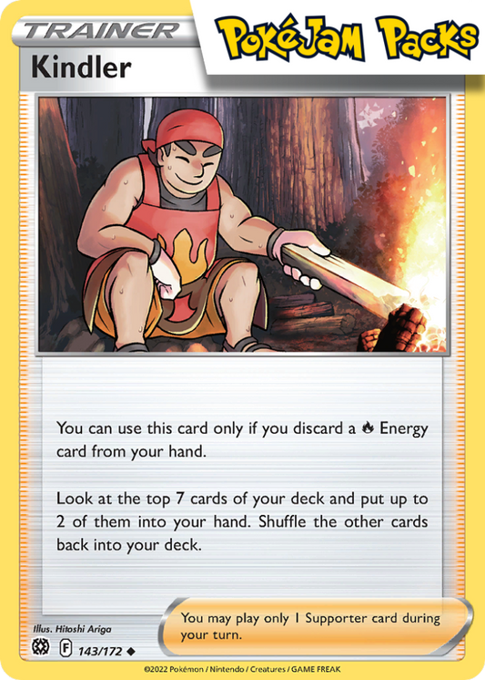 Kindler - 143/172 - Uncommon - Brilliant Stars - Pokemon TCG