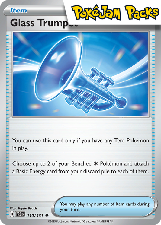 Glass Trumpet - 110/131 - Uncommon - Prismatic Evolutions - Pokemon TCG