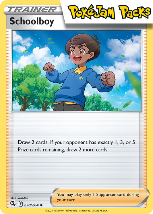 Schoolboy - 238/264 - Uncommon - Fusion Strike - Pokemon TCG