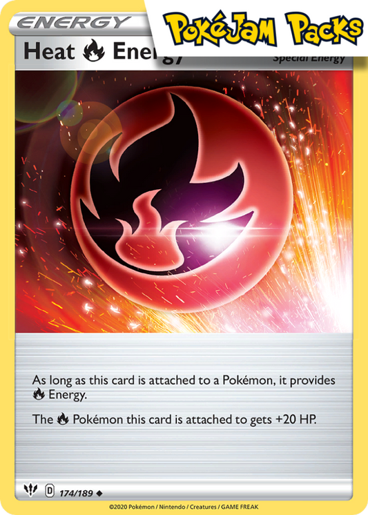 Heat F Energy - 174/189 - Uncommon - Darkness Ablaze - Pokemon TCG
