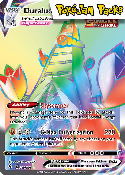 Duraludon VMAX - 219/203 - Hyper Rare - Evolving Skies - Pokemon TCG