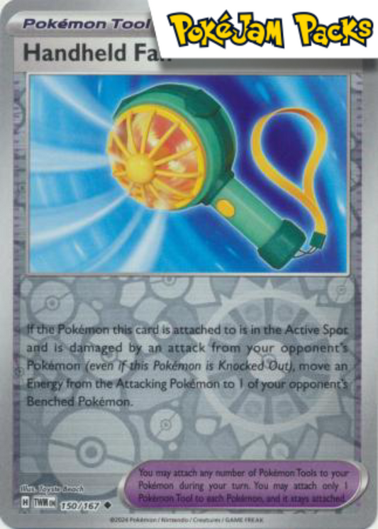 Handheld Fan - 150/167 - Uncommon Reverse Holo - Twilight Masquerade - Pokemon TCG