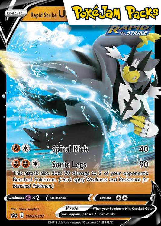 Rapid Strike Urshifu V - SWSH107 - Promo - Sword & Shield Promos - Pokemon TCG